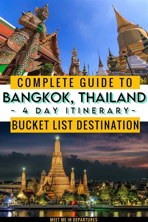 what is bangkok known for|bangkok itinerary 4 days.